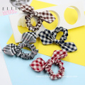 UNIQ Wholesale 2021 American Style Customize bow scrunchie womens hair scrunchies hair ring accessories